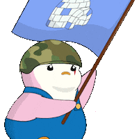 United States Usa Sticker by Pudgy Penguins