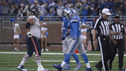kerry hyder celebration GIF by Detroit Lions