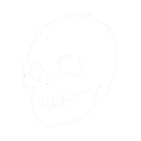 Wink Skull Sticker by Cowboy 2.0