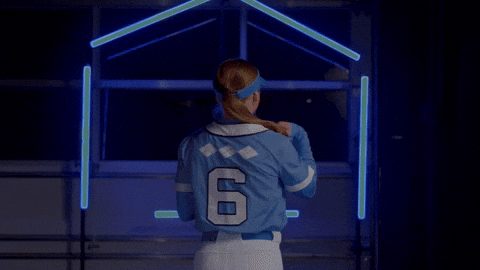 Softball Smile GIF by UNC Tar Heels