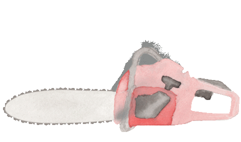 Halloween Saw Sticker by leeamerica