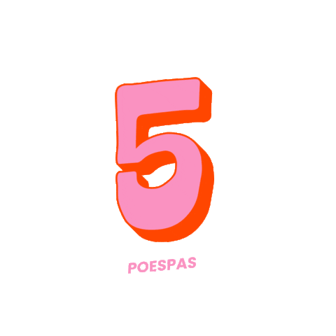5 Sticker by Poespas