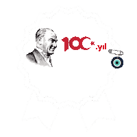 Illustration Ataturk Sticker by UnicoDigital