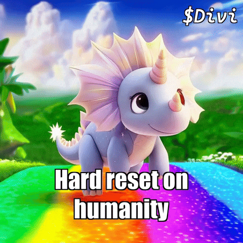 Rainbow Sky GIF by Divineasaur