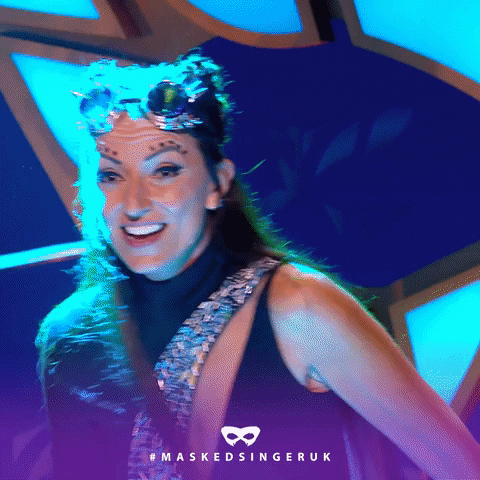 Davina Mccall Lol GIF by The Masked Singer UK & The Masked Dancer UK