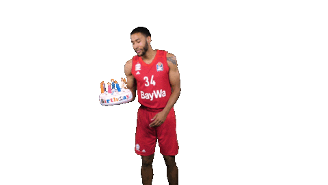 Happy Birthday Sport Sticker by FC Bayern Basketball
