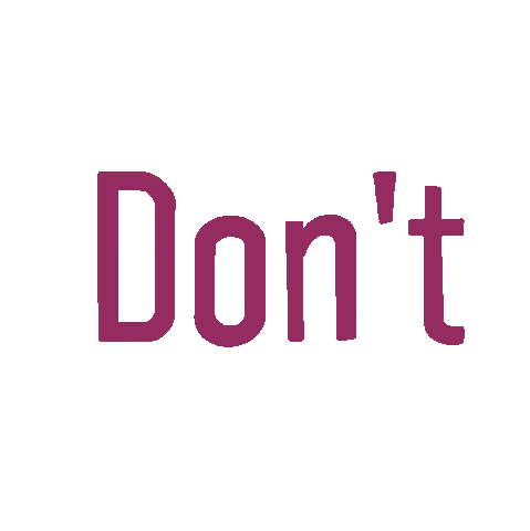 Dont No Sticker
