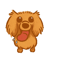 chloeandlala dog dachshund sausage dog wiener dog Sticker