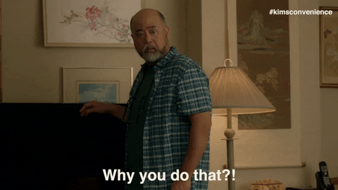why you do that new tv GIF by Kim's Convenience