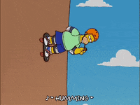bored homer simpson GIF