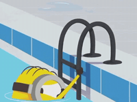 Pool Minion GIF