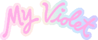 Myviolet Rainbow Sticker by My Violet