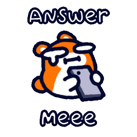 Text Answer Me Sticker