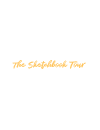 Tour Sketchbook Sticker by Fantasia
