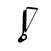 Exclamation Mark Sticker by NN Running Team