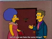 The Simpsons Friendship GIF