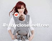 Fidella wrap carrier babywearing carrying GIF