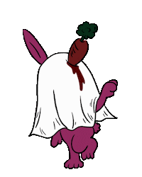 unspooky うさぎ toon rabit unspooky Sticker