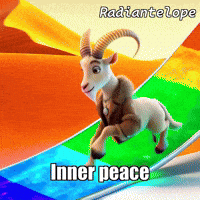 Rainbow Glow GIF by Radiantelope