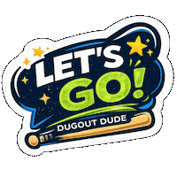 Lets Go Hype Sticker by Dugout Dude