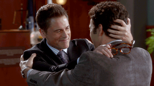 Rob Lowe Love GIF by The Grinder