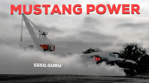 labemi power ford burning burnout GIF