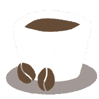 Coffee カフェ Sticker