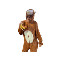 Monkey Banana Sticker by Jubla Schaffhausen