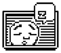 kiddtekno pixel tired sleep pixel art Sticker