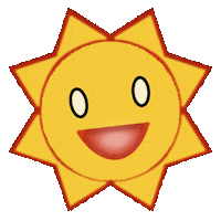 Sun Emoji Sticker