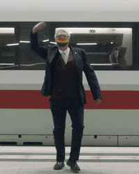 Deutsche Bahn Dancing GIF by Deutsche Bahn Personenverkehr