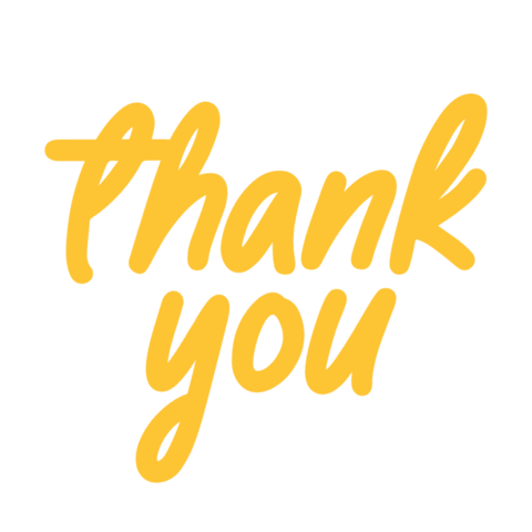 T Thank You Sticker