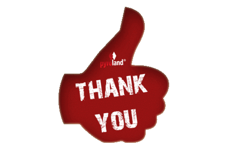 Thanks Thumb Up Sticker by Pyroland