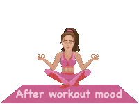 Workout Stretching Sticker
