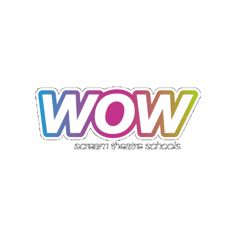 Exclamation Wow Sticker by Scream Theatre Schools