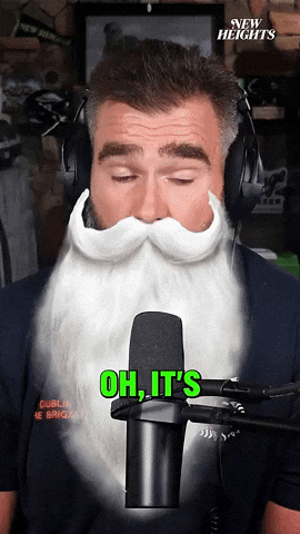 Jason Kelce Santa GIF by New Heights