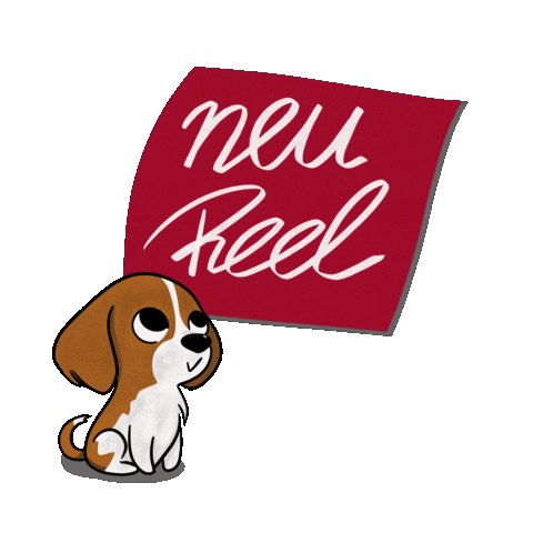 simonaressel giphyupload dog cartoon new Sticker