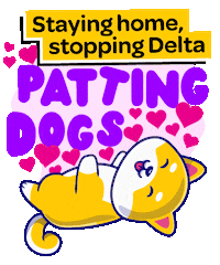 Dog Home Sticker by Covid19nz