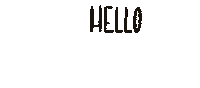 Lettering Nice To Meet You Sticker
