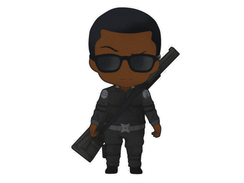 Spec Ops Gun Sticker by Inziro Clan