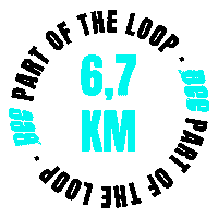 Runner Trail Sticker by Bee Experience Ever