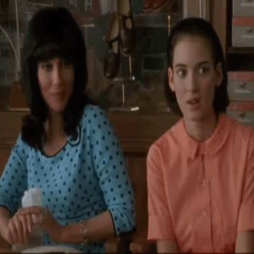 cher acting winona ryder GIF by absurdnoise