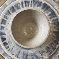 morningceramics spinning clay ceramics pottery wheel GIF