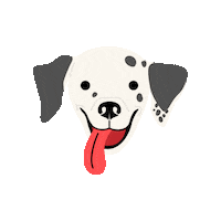 Dog Dalmatian Sticker by Pri Smrčku