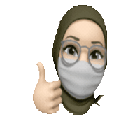 Girl Mask Sticker