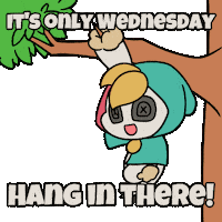 Dont Give Up Hang In There Sticker by Christophers Genie