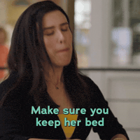 She Screams If She Can't See Her Bed
