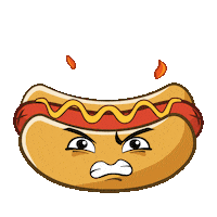 Angry Sticker by My Food