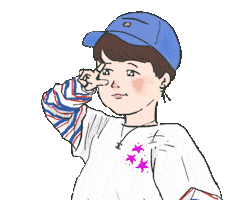 Park Jimin Muster Sticker