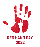 Red Hand Day Sticker by terre des hommes Germany